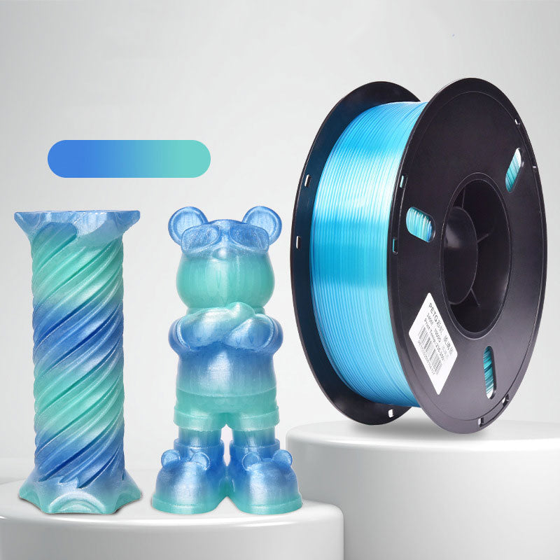 1kg 1.75mm | PETG Rainbow | Glass Blue