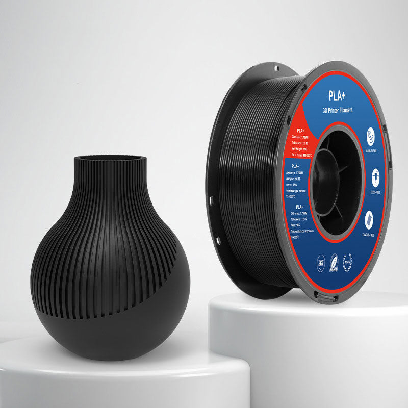 1kg 1.75mm | PLA+ Single Color | Black