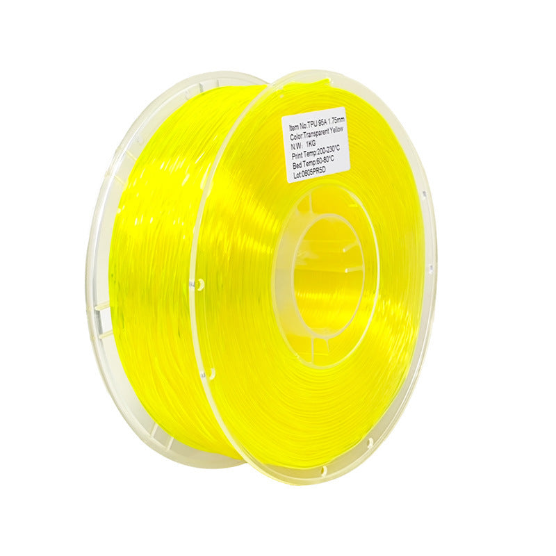 1kg 1.75mm | TPU 95A | Transparent Yellow