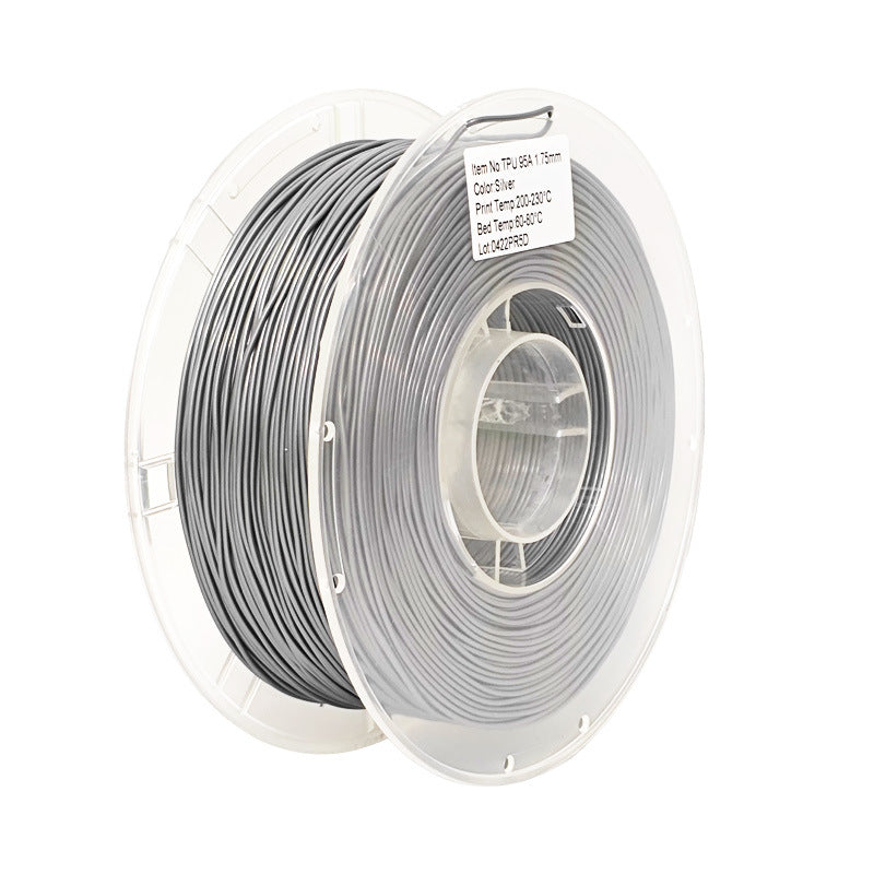 1kg 1.75mm | TPU 95A Single Color | Silver