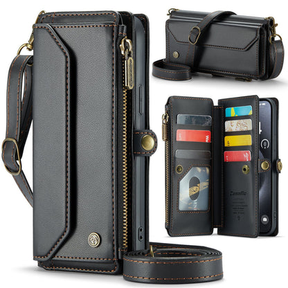 Crossbody RFID Blocking Wallet Phone Case for iPhone 12 13 14 15 16 Series | AC1012