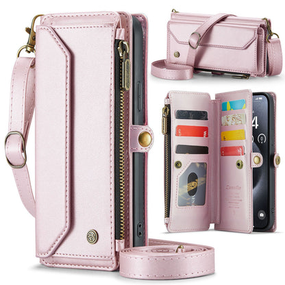 Crossbody RFID Blocking Wallet Phone Case for iPhone 12 13 14 15 16 Series | AC1012