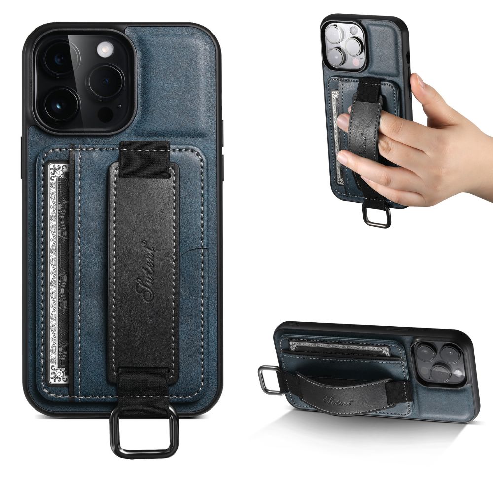 Card Holder Phone Case with Hand Band for iPhone 12 13 14 15 16 Series | AC1024