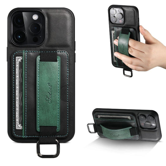 Card Holder Phone Case with Hand Band for iPhone 12 13 14 15 16 Series | AC1024