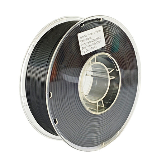 1kg 1.75mm | Nylon PA6 Single Color | Black