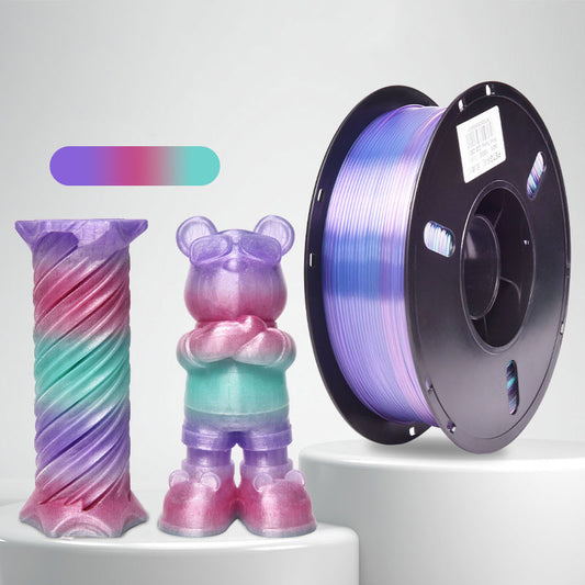 1kg 1.75mm | PETG Rainbow | Liuli Red