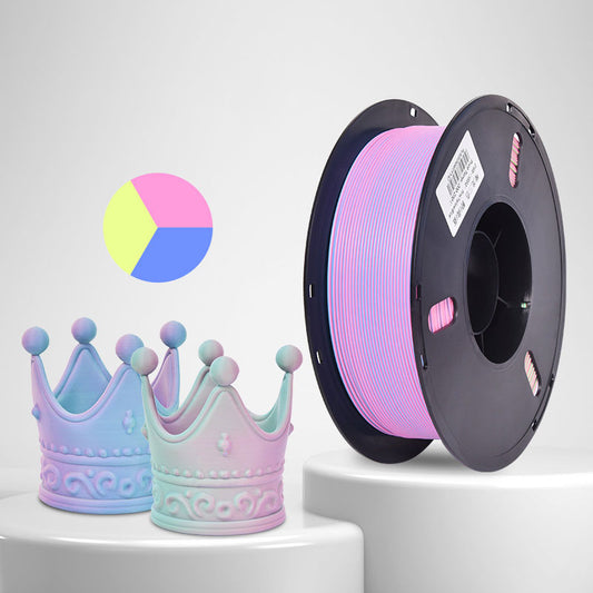1kg 1.75mm | PLA Matte Three Color | Pink Yellow Blue