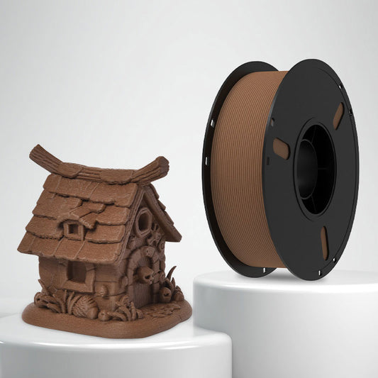 1kg 1.75mm | PLA Wood Texture Single Color | Cherry