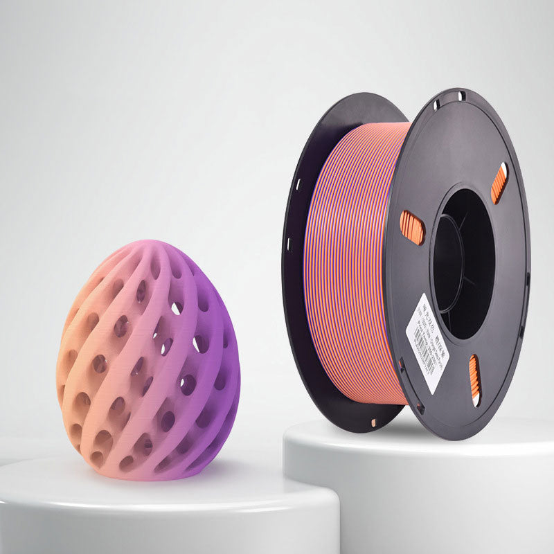 1kg 1.75mm | PLA Matte Two Color | Orange Purple