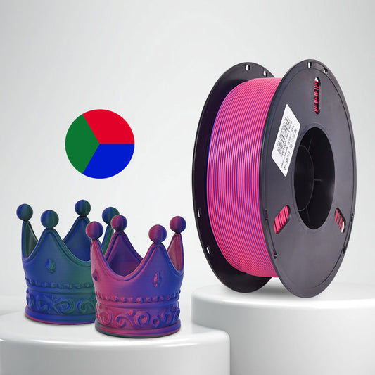 1kg 1.75mm | PLA Matte Three Color | Red Blue Green