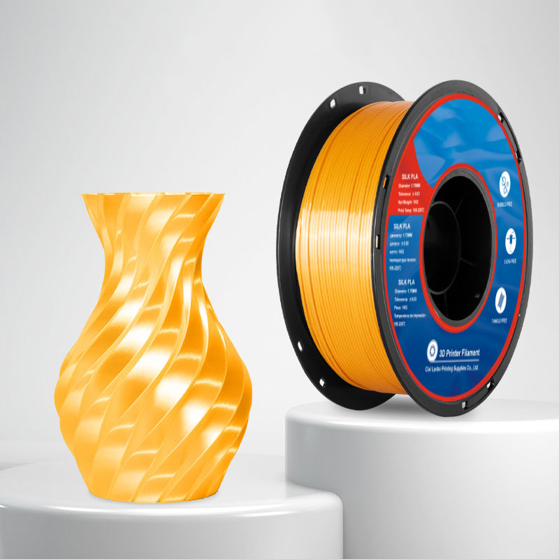 1kg 1.75mm | PLA Silk Texture Single Color | Golden