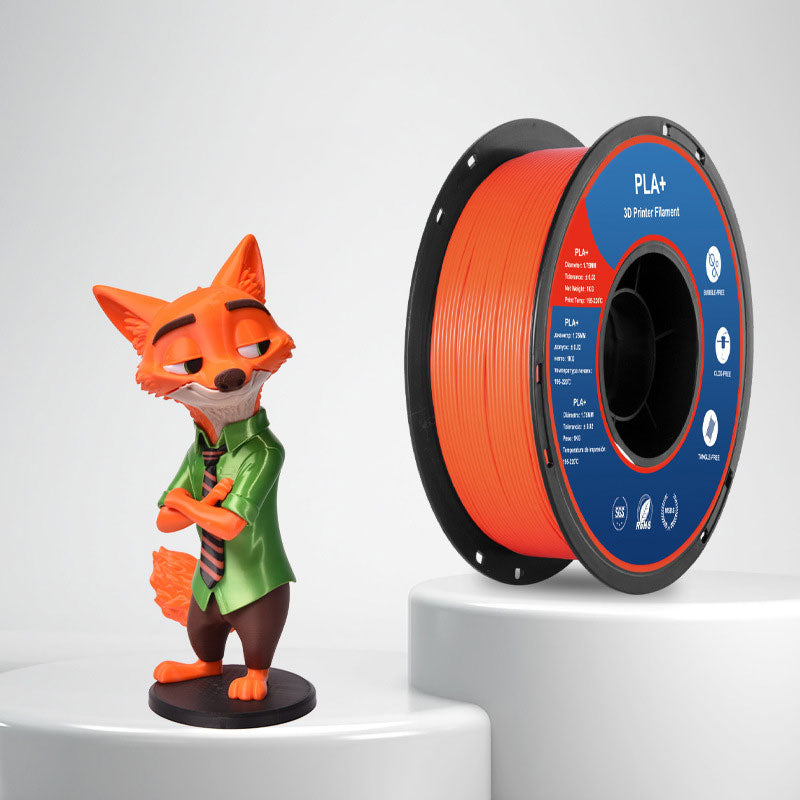 1kg 1.75mm | PLA+ Single Color | Orange