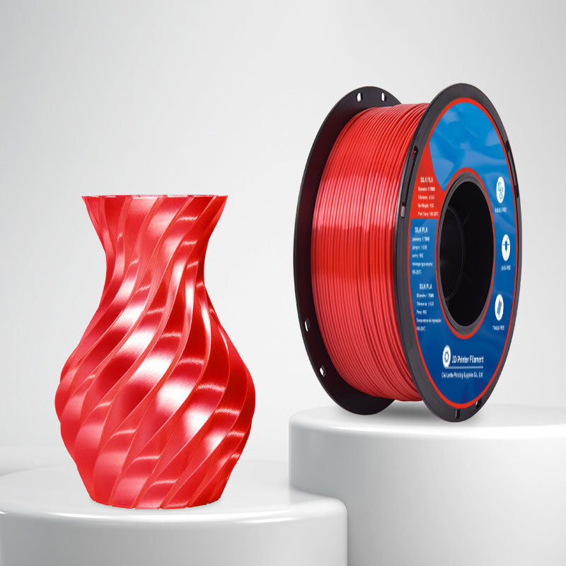 1kg 1.75mm | PLA Silk Texture Single Color | Red