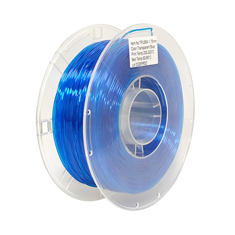 1kg 1.75mm | TPU 95A | Transparent Blue