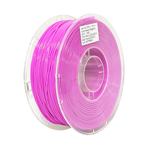 1kg 1.75mm | TPU 95A Single Color | Neon Magenta