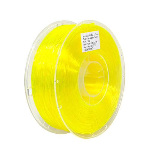 1kg 1.75mm | TPU 95A | Transparent Yellow